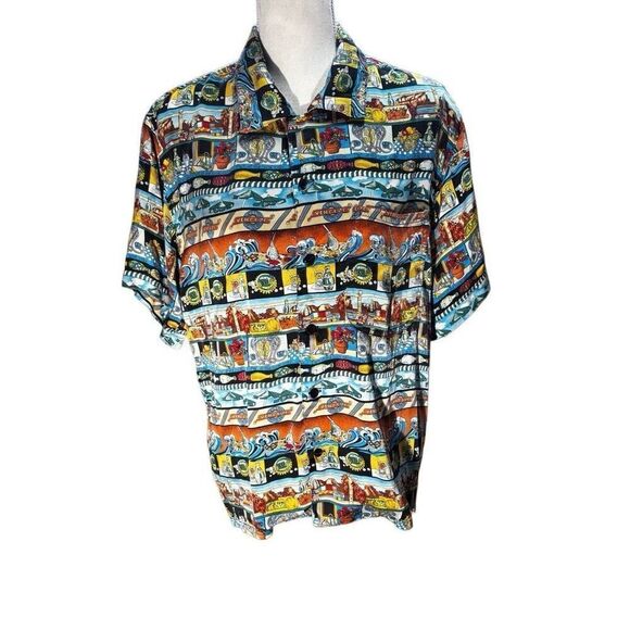 Rare 1992 Nicole Miller Perrier Silk Top Sz Small - Picture 1 of 10